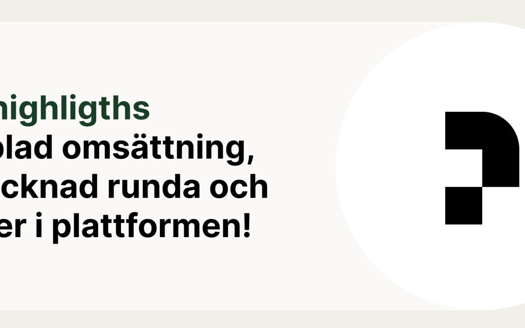 2025 highligths  - Dubblad omsättning, övertecknad runda och  AI-lager i plattformen!